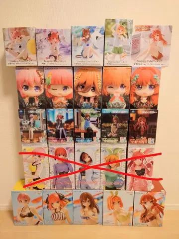 5등분의 신부 피규어 묶음 판매