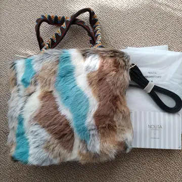 [놀리타 랩] 퍼 숄더백 2way