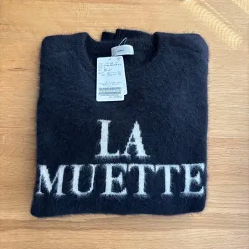 IENA 폭스 혼방 LA MUETTE 로고 니트