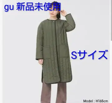 gu 히트 패디드 퀼팅 코트 S 사이즈 미사용 새상품 택 포함