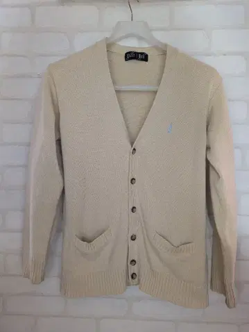 EAST BOY 베이지 V넥 가디건
