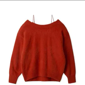 스나이델 빨간색 니트