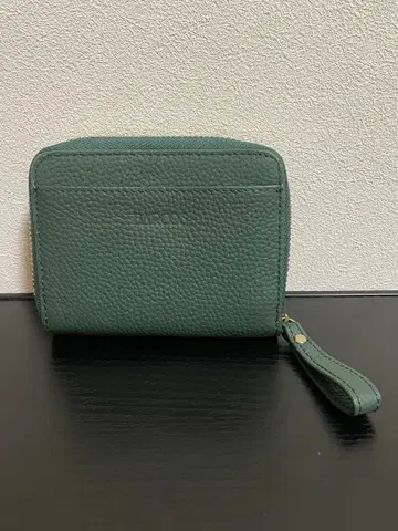 BARCOS 이단 접이식 지갑 코인 케이스 카드 홀더 뱀 모양 그린 컬러