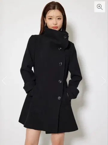 리엔다 25 오버넥 신데렐라 라인 미니 코트