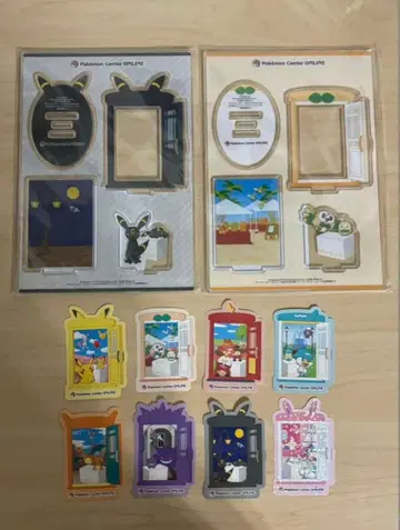 포켓몬 센터 온라인 미니게임 아크릴 스탠드 스티커 10점