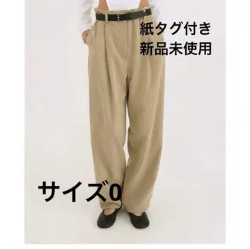 CLANE 클라네 WAIST BELT DAD PANTS 사이즈 0 베이지