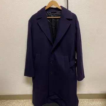 hevo 네이비 체스터 코트