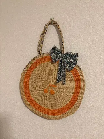 봉쁘앙 라피아 백