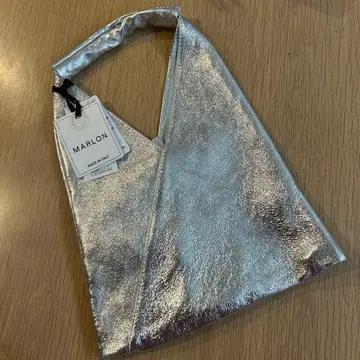 마를론 피렌체 트라이앵글백 토트백 실버