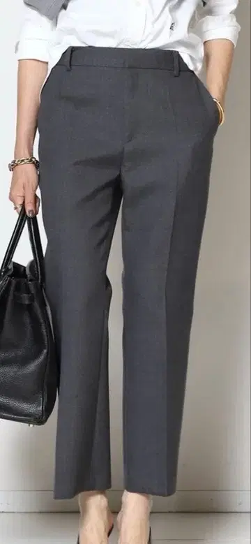 Deuxieme Classe W Cross cropped 팬츠