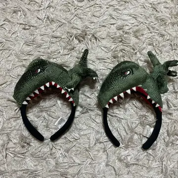 USJ 유니버셜 젤라시크 공룡 머리띠 2개 세트