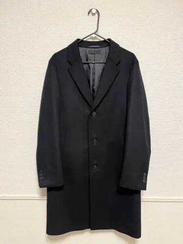 울 캐시미어 체스터 코트