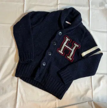 할리우드 런치마켓, 네이비, 숄카라 가디건 hrm