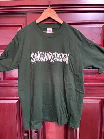 Hideous Divinity 내한 T셔츠 M 사이즈 다크 그린