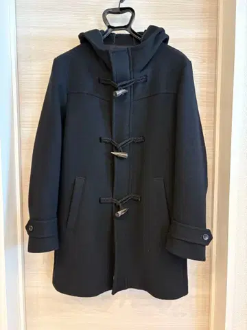 [ 새상품급 ] LOUNGE LIZARD 블랙 더플 코트