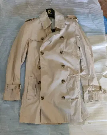 [새상품급] sacro 트렌치코트 남성용 M 베이지 벨트 포함