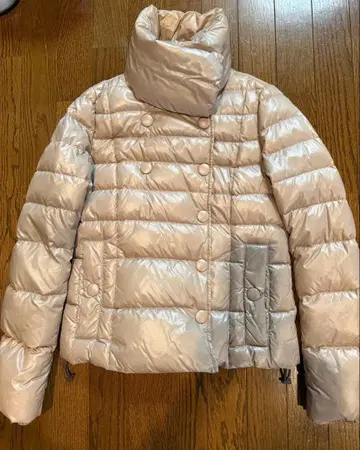 듀베티카 베이지 다운 자켓 더블 버튼 사이즈 40