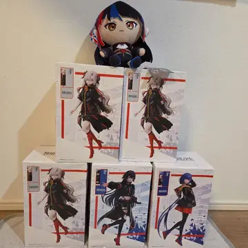 카미츠바키시 건설 중. 1/7 피규어 5점 묶음 판매 덤 봉제 인형 포함