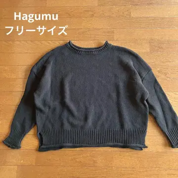 Hagumu 하그무 니트 스웨터 블랙 프리 사이즈