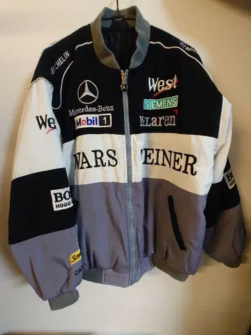 McLaren 점퍼 블랙/화이트/그레이