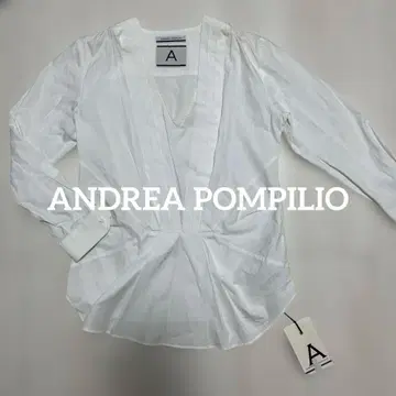 ANDREA POMPILIO 플리츠 셔츠