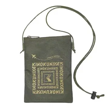 기노쿠니야 하네다 공항 한정판 사코슈 미니백 올리브 미사용