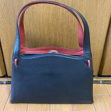 핸드백 포멀 일본 의류 자립 가죽 천연 가죽 말 도쿄 가마구치