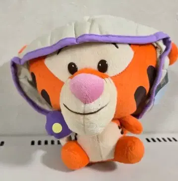 티거 모자 달린 봉제 인형 약 15cm [인형뽑기 경품]