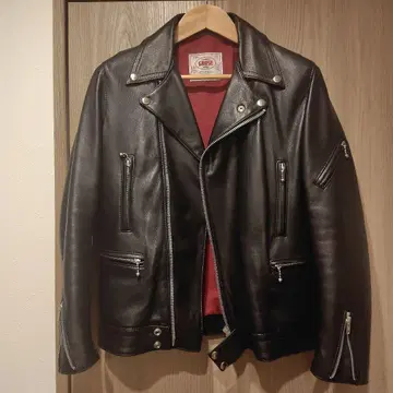 JAMES GROSE 뉴 마닐라 38 더블 라이더스 가죽 자켓