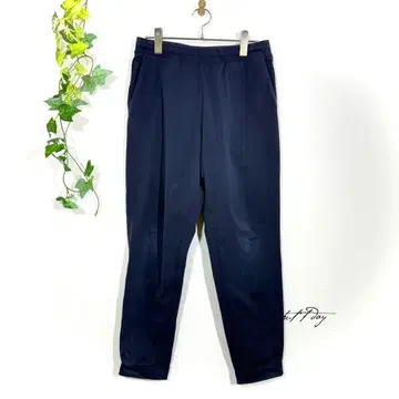 유니클로 드라이 EX 조거 팬츠 네이비 컬러 L 스트레치 무지