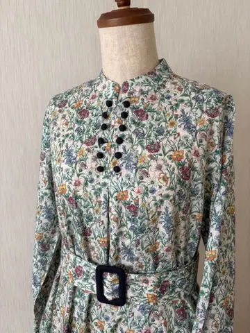 I am I in fact 리버티 벨트 원피스 긴팔 프리 사이즈