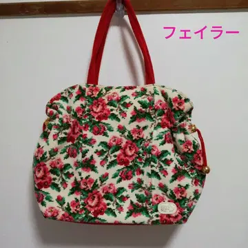 FEILER 로즈 패턴 토트백