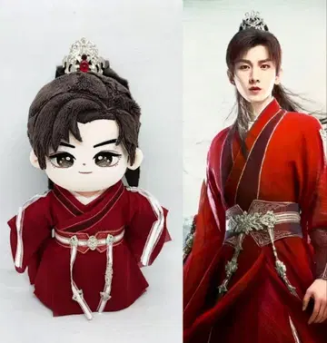 [청의] 연화루 [이상이] 20cm 봉제 인형 본체 의상 세트 (청의)