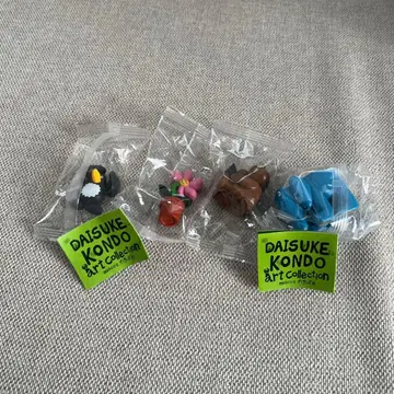 Daisuke Kondo 아트 컬렉션 마스코트 피규어 4점 세트