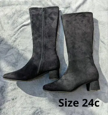 롱 부츠 부츠 소프트 스트레치 24cm