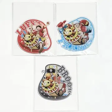 원피스 무기와라 스토어 13주년 기념 디자인 마그넷 3종 세트