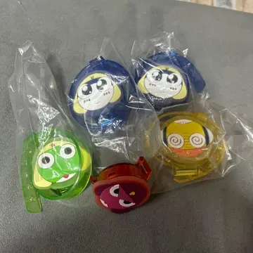 개구리 중사 케로로 캡슐 토이 4종 5개 세트