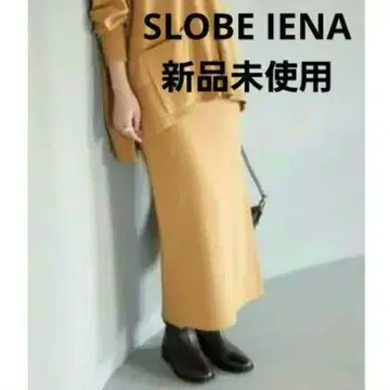 택 포함 SLOBE IENA 36 베이지 타이트 스커트 S 미사용 새상품