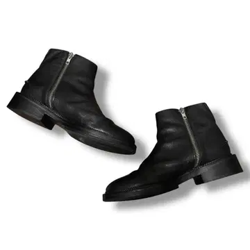 MAISON EUREKA ZIP BOOTS BLACK 42 27cm 상당