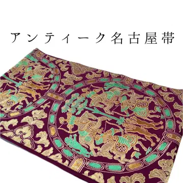 [w65] 나고야 오비 앤티크 기모노 할인