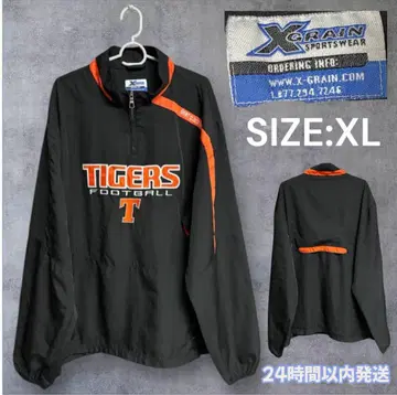 [ XL ] NCAA 오번 대학 타이거즈 칼리지 하프 지퍼 나일론