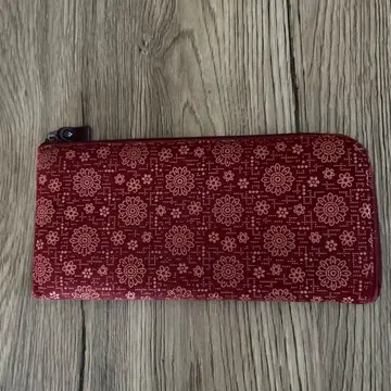 인덴야 꽃무늬 장지갑