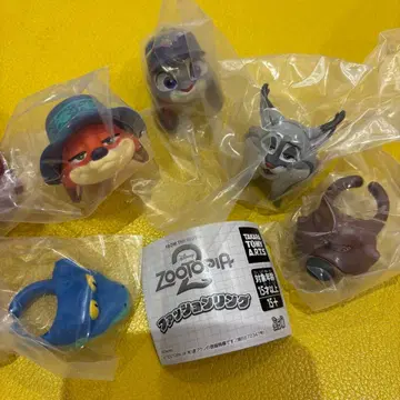 주토피아 2 패션 반지 전 5종 컴플리트 세트