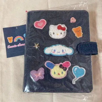 산리오 데님 와펜 바인더 시나몬 쿠로미