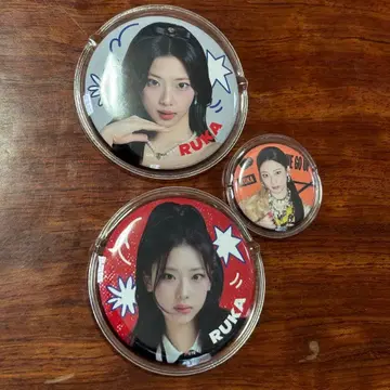 12/16까지 익명/ BABYMONSTER RUKA 캔뱃지 세트