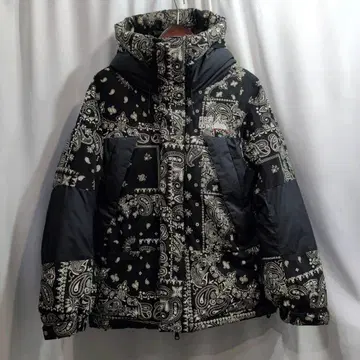 별주 퍼스트 다운 페이즐리 반다나 다운 자켓 S