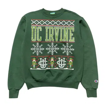 USA 구제 의류 챔피온 캘리포니아 대학교 어바인 캠퍼스 칼리지 맨투맨