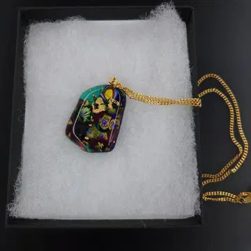 [펜던트 탑] 밀피오리 계열의 다색 유리