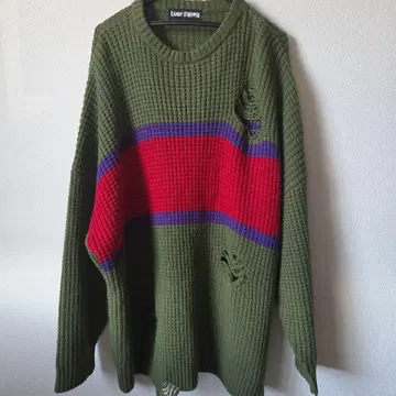 CANDY STRIPPER 빅 스웨터