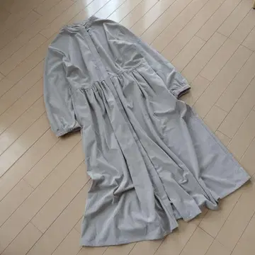 StudioCLIP 노카라 코듀로이 롱 셔츠 원피스 겉옷